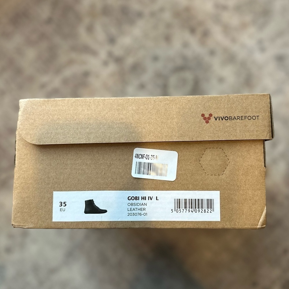 Vivobarefoot Gobi Hi IV Size 35 Black - Picture 2 of 4